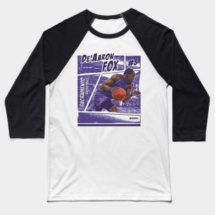 De'Aaron Fox Sacramento Comic Baseball T-Shirt